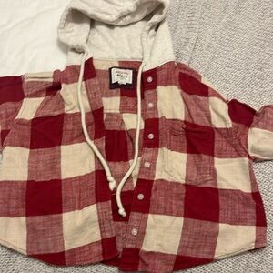 Cropped plaid jacket